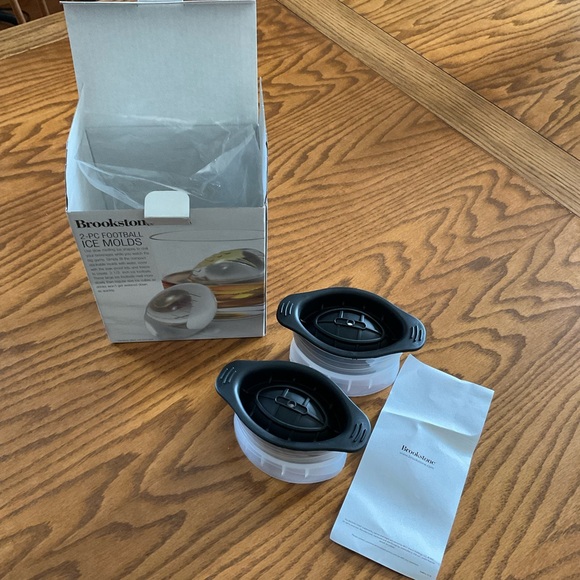 Brookstone 2-Pc Football Ice Molds - Picture 3 of 6